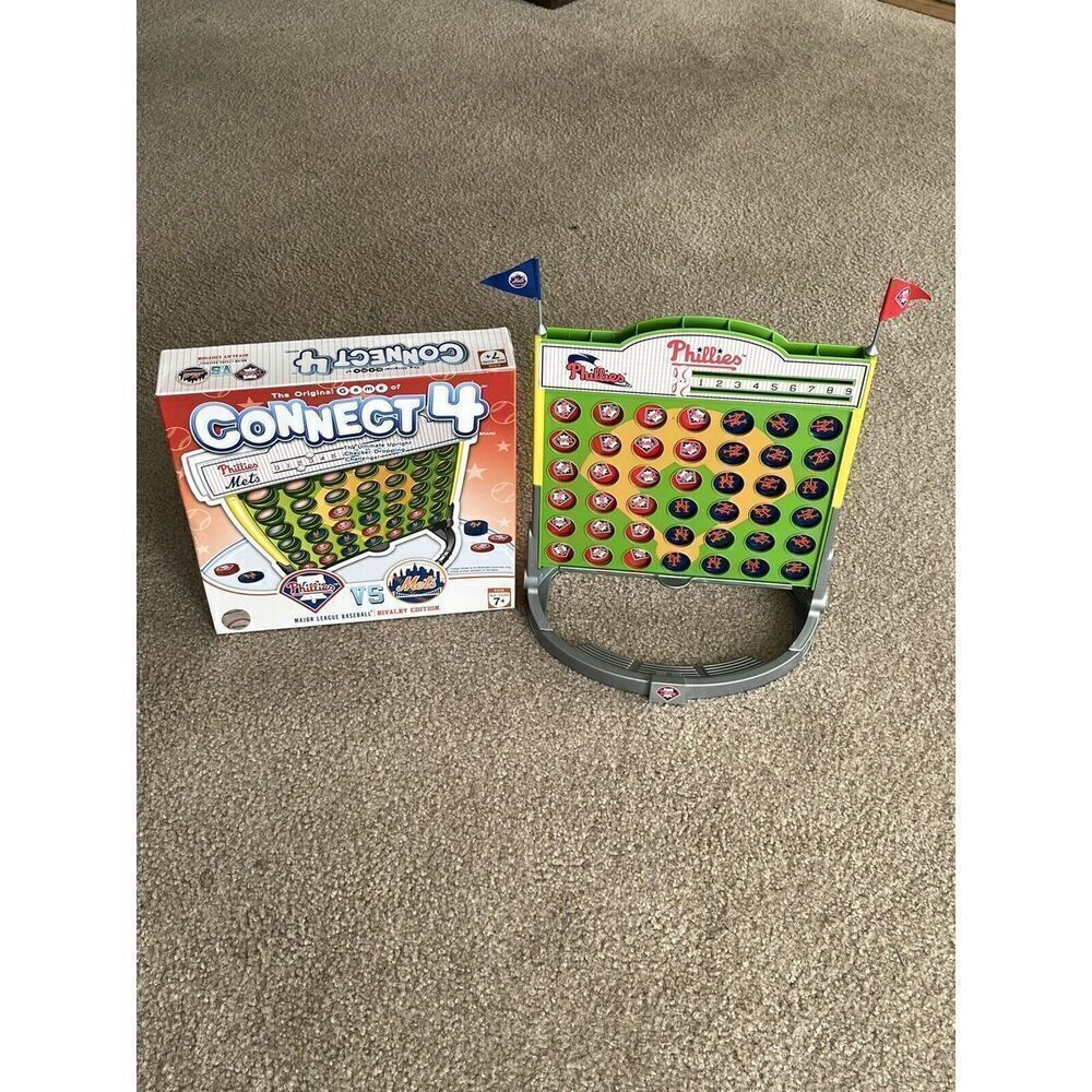 Major League Baseball Phillies And Mets Rivalry Edition Connect 4 Game